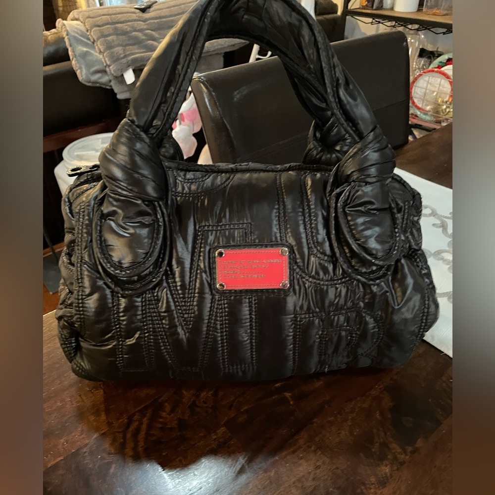 Marc Jacobs black nylon purse.